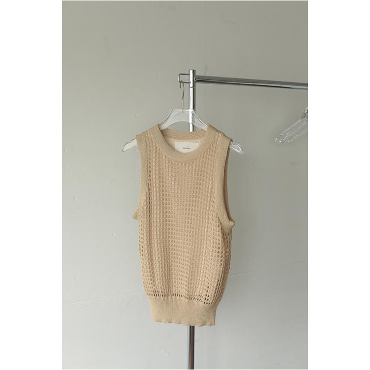 【SALE】TODAYFUL トゥデイフル  Mesh Knit Tops -BEIGE(12110501) | TODAYFUL | 05