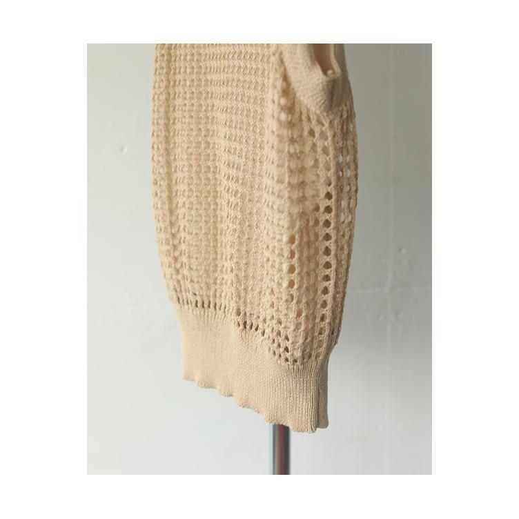 【SALE】TODAYFUL トゥデイフル  Mesh Knit Tops -BEIGE(12110501) | TODAYFUL | 07