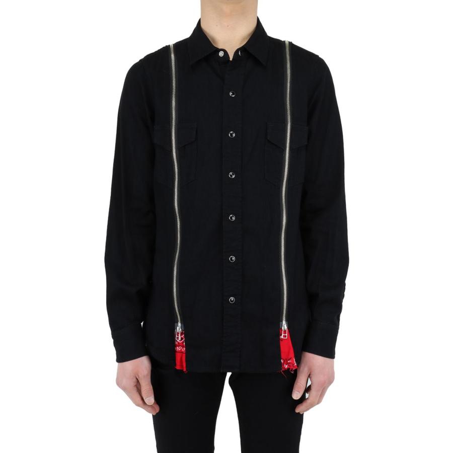 MINEDENIM 【P10倍】【SALE / 50%OFF】OLD PARK*MD Bandana Zip Denim SH RPT#3 ...