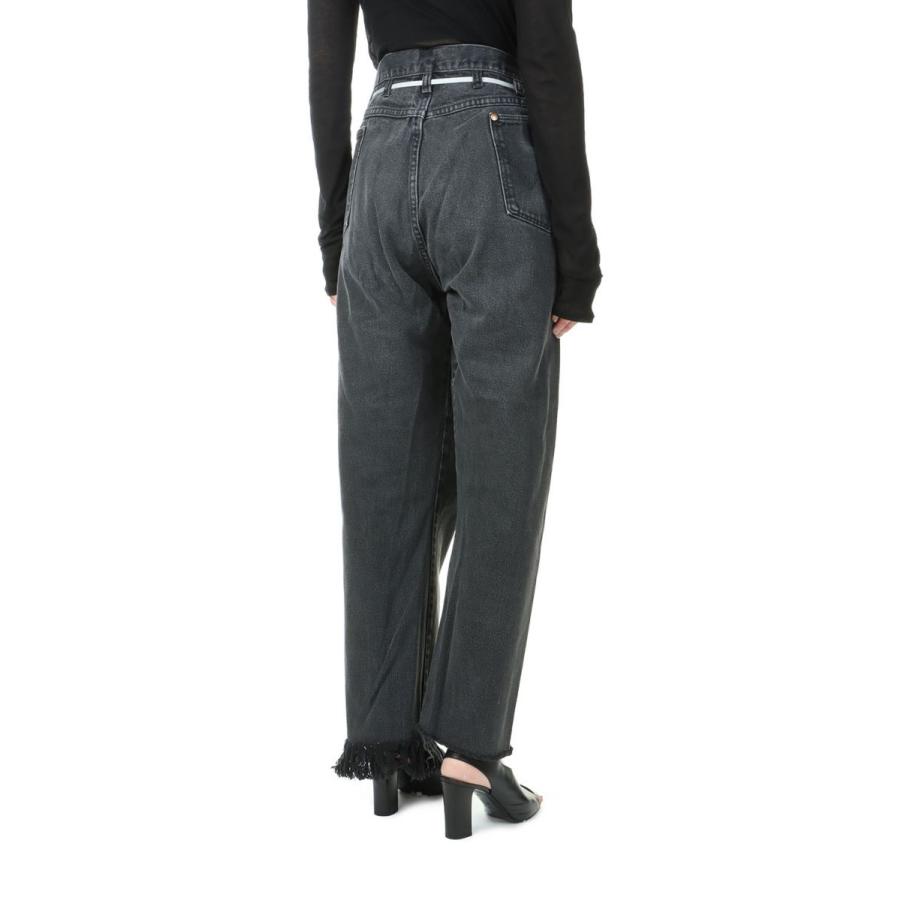 【P5倍 / SALE】VINTAGE REWORK BIGGY PANTS -BLACK Ssize-22 (017) Maison Eureka-Women-(メゾンエウレカ) | MAISON EUREKA | 02