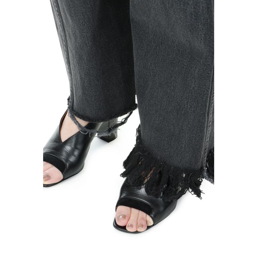 【P5倍 / SALE】VINTAGE REWORK BIGGY PANTS -BLACK Ssize-22 (017) Maison Eureka-Women-(メゾンエウレカ) | MAISON EUREKA | 05