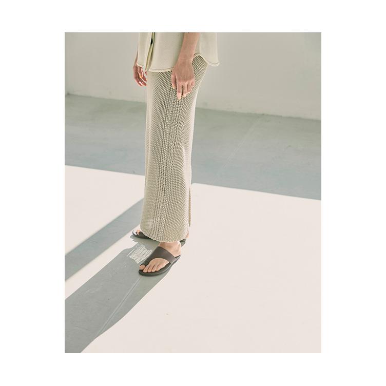 【SALE】TODAYFUL トゥデイフル  Line Knit Skirt-NATURAL(12110804)(R) | TODAYFUL | 09