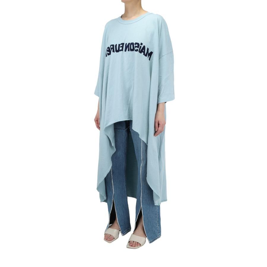 MAISON EUREKA 【SALE / 40%OFF】FLOCKY DRAPE BIG T -SODA BLUE (297  