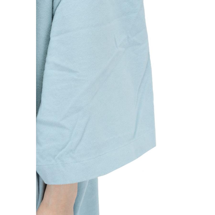 MAISON EUREKA 【SALE / 40%OFF】FLOCKY DRAPE BIG T -SODA BLUE (297  