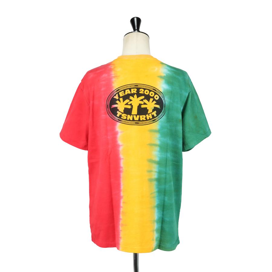 【P5倍】Vertical Tie Dye Tee/Green&Yellow&Red(TN21STS027) Thisisneverthat(ディスイズネバーザット) |  | 02