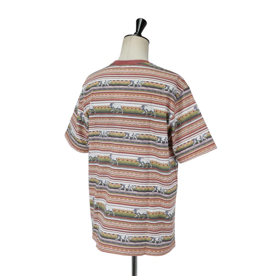 【P5倍】Printed LION Stripe Tee/Orange(TN21STS036) Thisisneverthat(ディスイズネバーザット) |  | 02