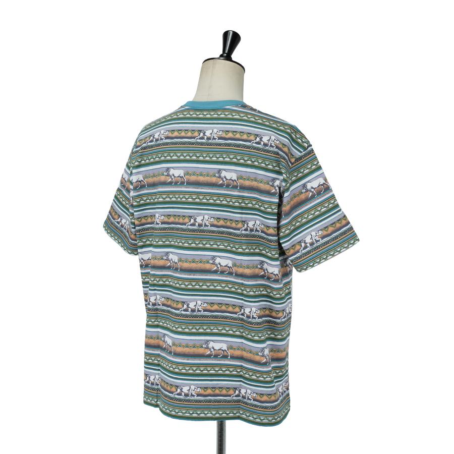 【P5倍】Printed LION Stripe Tee/Blue(TN21STS036) Thisisneverthat(ディスイズネバーザット) |  | 02