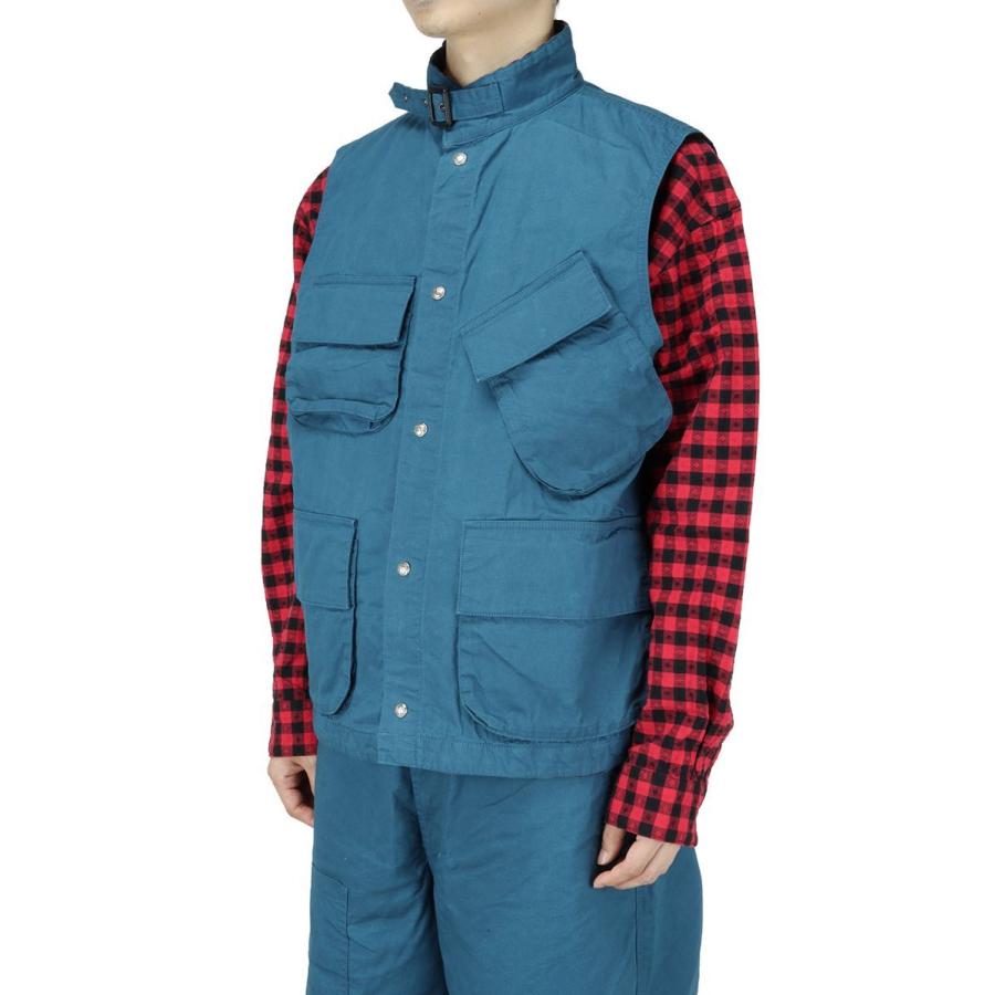 PORTER CLASSIC PARAFFIN CORDUROY VEST W/SILVER BUTTONS