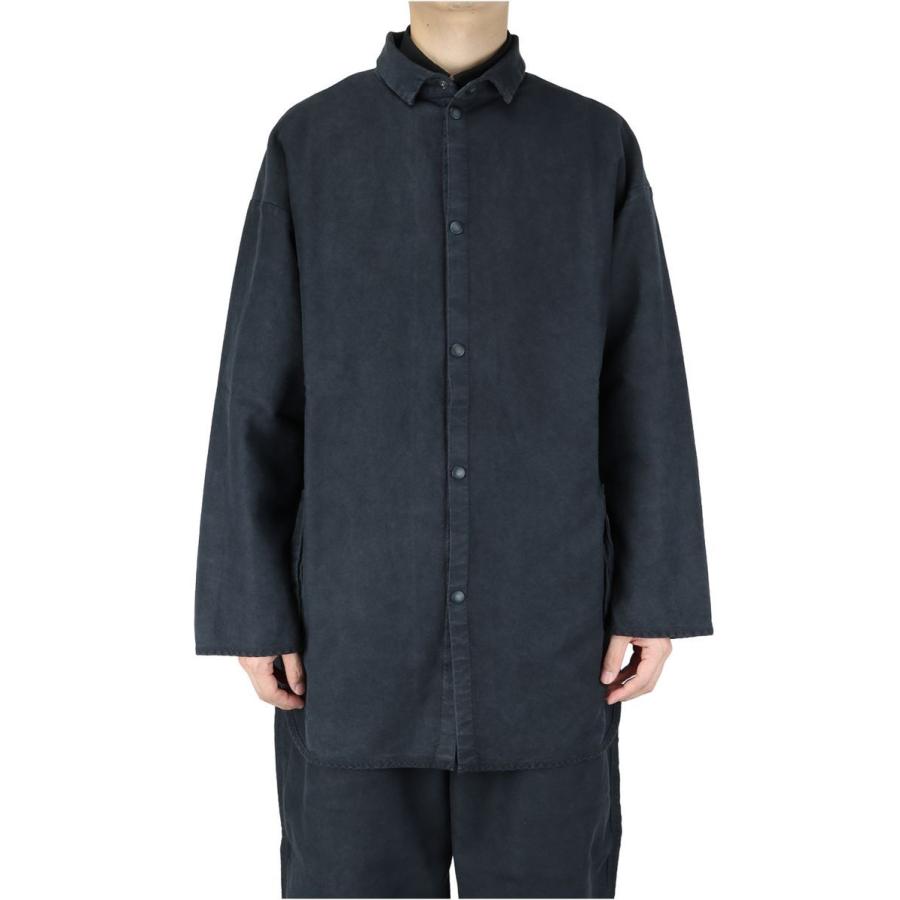 16時までで最短翌日発送】 MOLESKIN SHIRT JACKET / BLACK (PC-019