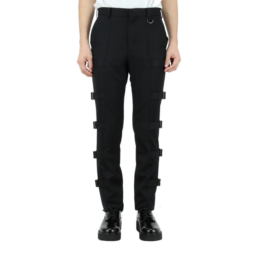 【P5倍 / SALE】BONDAGE TROUSERS(2B008-0121-02)-BLACK- John Lawrence Sullivan(ジョンローレンスサリバン) | JOHN LAWRENCE SULLIVAN | 01