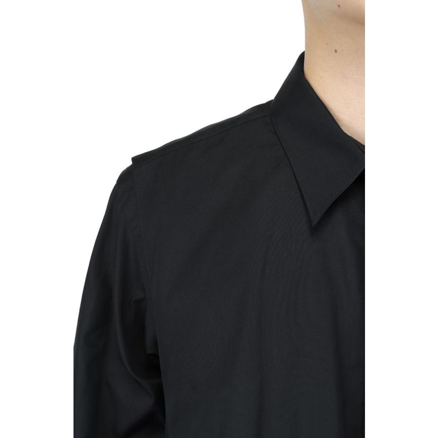 【P5倍 / SALE】LAYERED SHIRT(3B001-0221-16)-BLACK- John Lawrence Sullivan(ジョンローレンスサリバン) | JOHN LAWRENCE SULLIVAN | 03