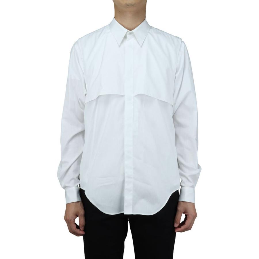 【P5倍 / SALE】LAYERED SHIRT(3B001-0221-16)-WHITE- John Lawrence Sullivan(ジョンローレンスサリバン) | JOHN LAWRENCE SULLIVAN
