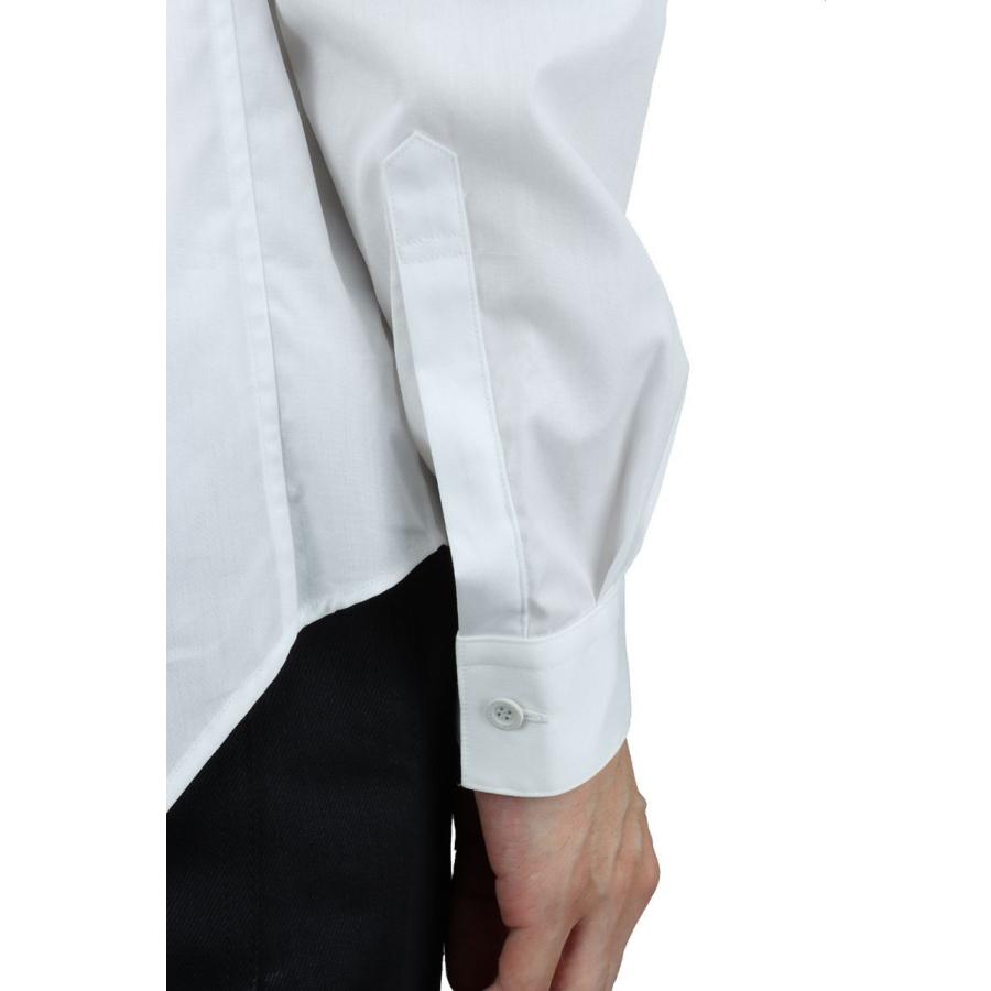 【P5倍 / SALE】LAYERED SHIRT(3B001-0221-16)-WHITE- John Lawrence Sullivan(ジョンローレンスサリバン) | JOHN LAWRENCE SULLIVAN | 05