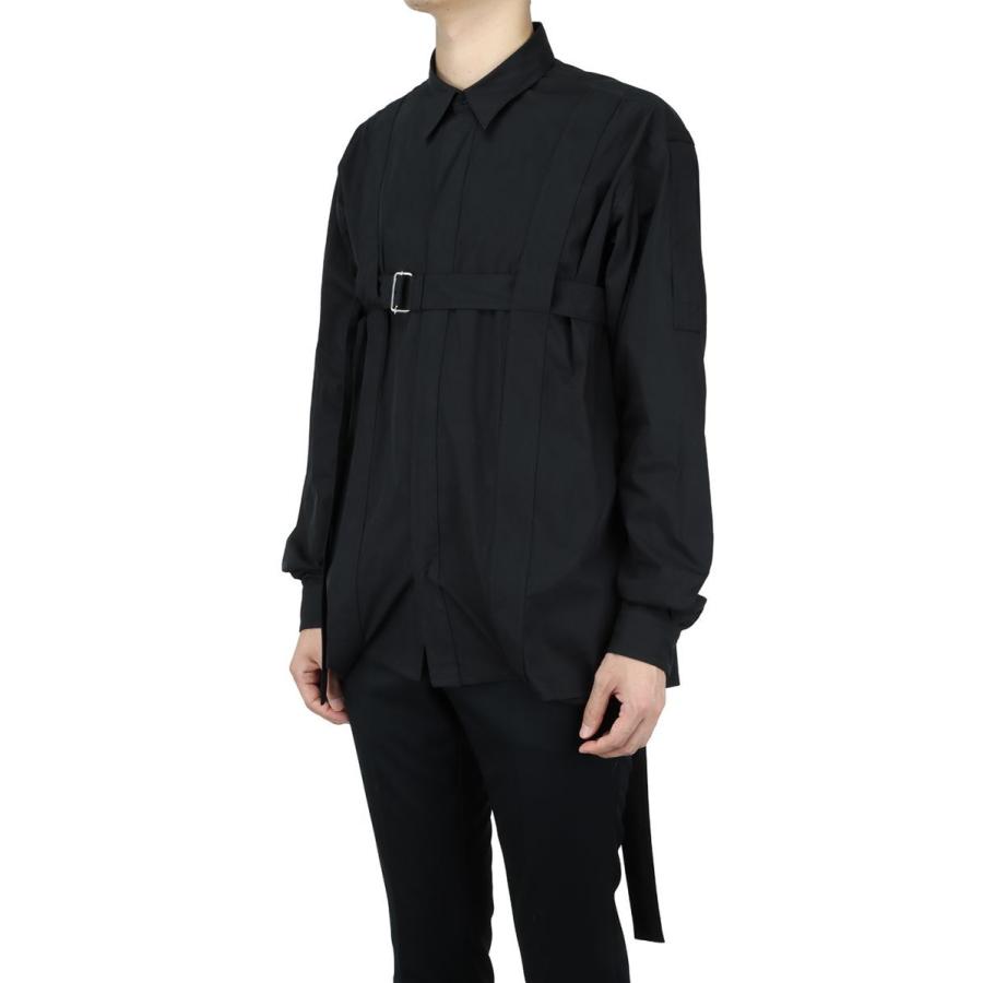 【P5倍 / SALE】BONDAGE SHIRT(3B003-0221-51)-BLACK- John Lawrence Sullivan(ジョンローレンスサリバン) | JOHN LAWRENCE SULLIVAN | 01