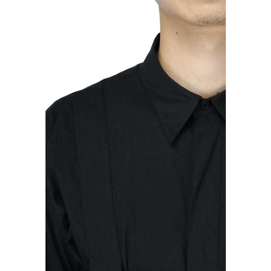 【P5倍 / SALE】BONDAGE SHIRT(3B003-0221-51)-BLACK- John Lawrence Sullivan(ジョンローレンスサリバン) | JOHN LAWRENCE SULLIVAN | 03