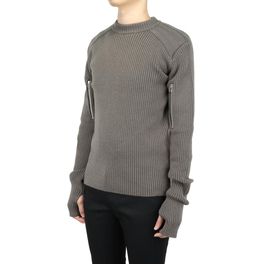 【P5倍】SHOULDER PAD KNIT SWEATER(4B001-0121-38)-BEIGE- John Lawrence Sullivan(ジョンローレンスサリバン) | JOHN LAWRENCE SULLIVAN | 01