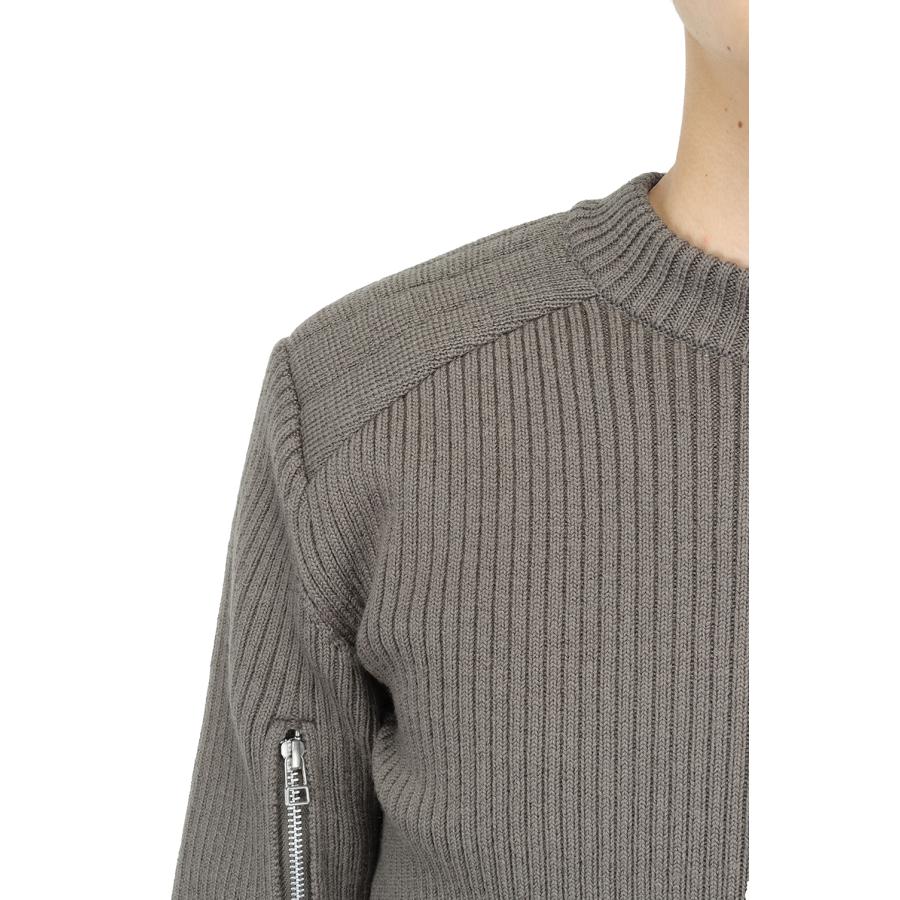 【P5倍】SHOULDER PAD KNIT SWEATER(4B001-0121-38)-BEIGE- John Lawrence Sullivan(ジョンローレンスサリバン) | JOHN LAWRENCE SULLIVAN | 03