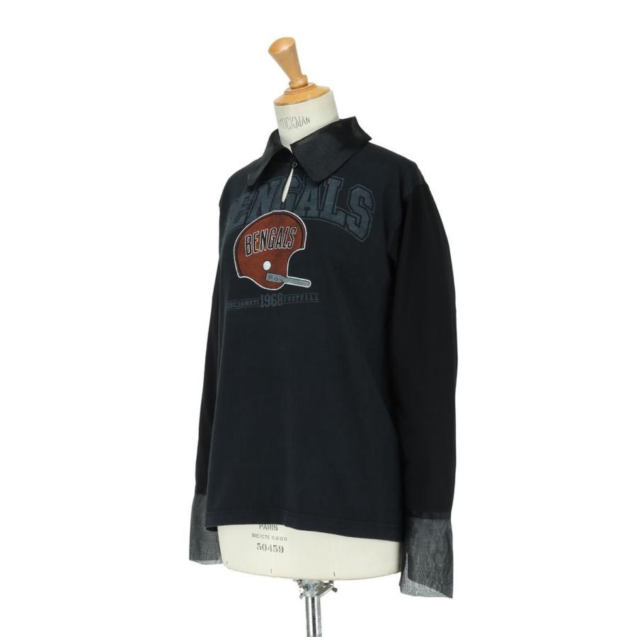 【P5倍 / SALE】Organdy Collar T Long -BLACK  L-size-2 (SR-21AW-29) SREU(スリュー) |  | 01