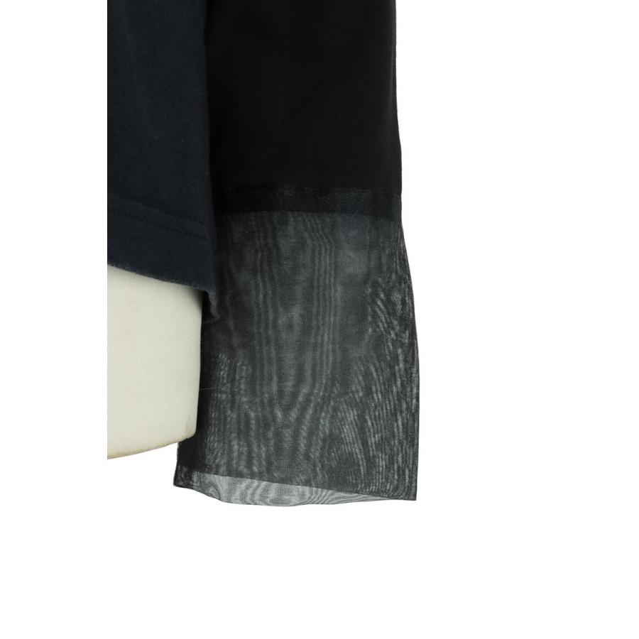 【P5倍 / SALE】Organdy Collar T Long -BLACK  L-size-2 (SR-21AW-29) SREU(スリュー) |  | 04