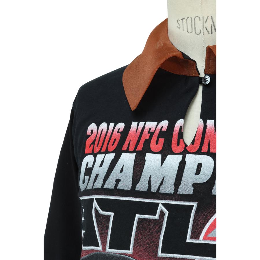 【P5倍 / SALE】Organdy Collar T Long  -BROWN M-size-2  (SR-21AW-29) SREU(スリュー) |  | 06