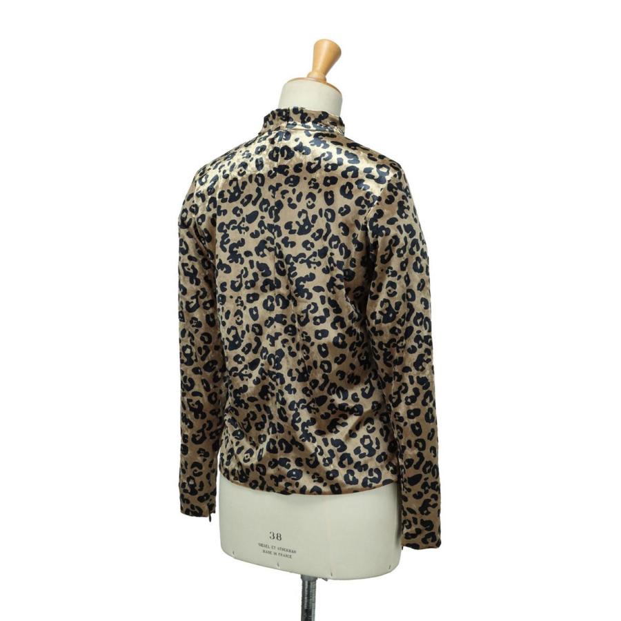 【P5倍 / SALE】crash velor turtle top-Leopard /Brown-(cc21aw-07) 77circa(ナナナナサーカ) | 77circa | 02