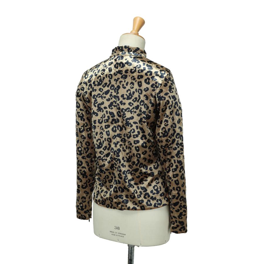 【P5倍 / SALE】crash velor turtle top-Leopard /Brown-(cc21aw-07) 77circa(ナナナナサーカ) | 77circa | 02