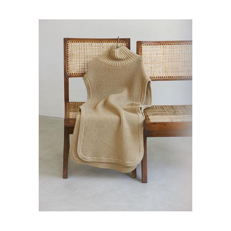 【SALE】TODAYFUL トゥデイフル  Roundhem Knit Vest -BEIGE (12120505) | TODAYFUL | 04