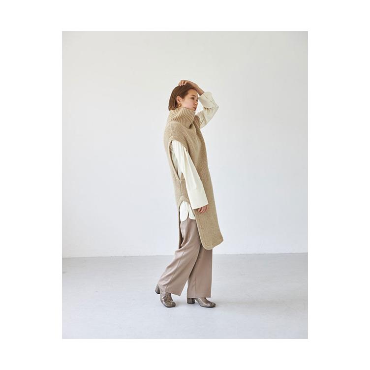 【SALE】TODAYFUL トゥデイフル  Roundhem Knit Vest -BEIGE (12120505) | TODAYFUL | 08