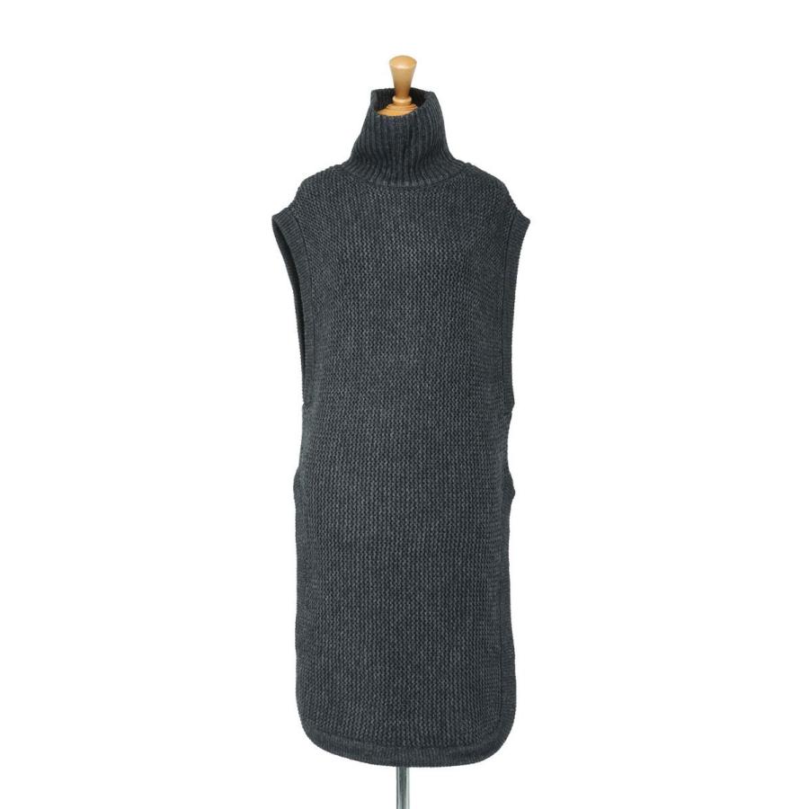 TODAYFUL トゥデイフル  Roundhem Knit Vest -CHARCOAL GRAY (12120505)