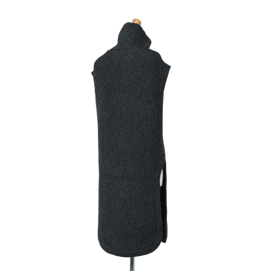 【SALE】TODAYFUL トゥデイフル  Roundhem Knit Vest -CHARCOAL GRAY (12120505) | TODAYFUL | 02