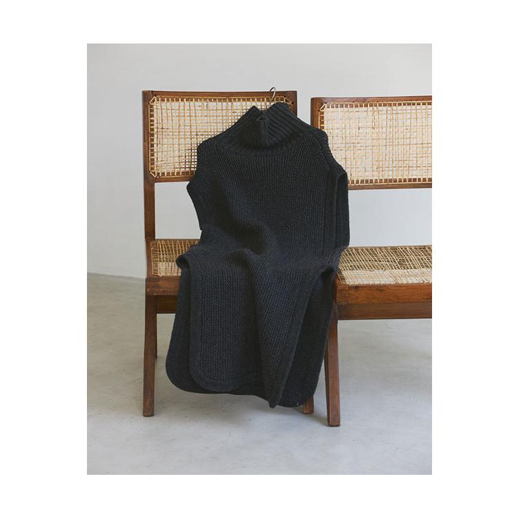 【SALE】TODAYFUL トゥデイフル  Roundhem Knit Vest -CHARCOAL GRAY (12120505) | TODAYFUL | 04
