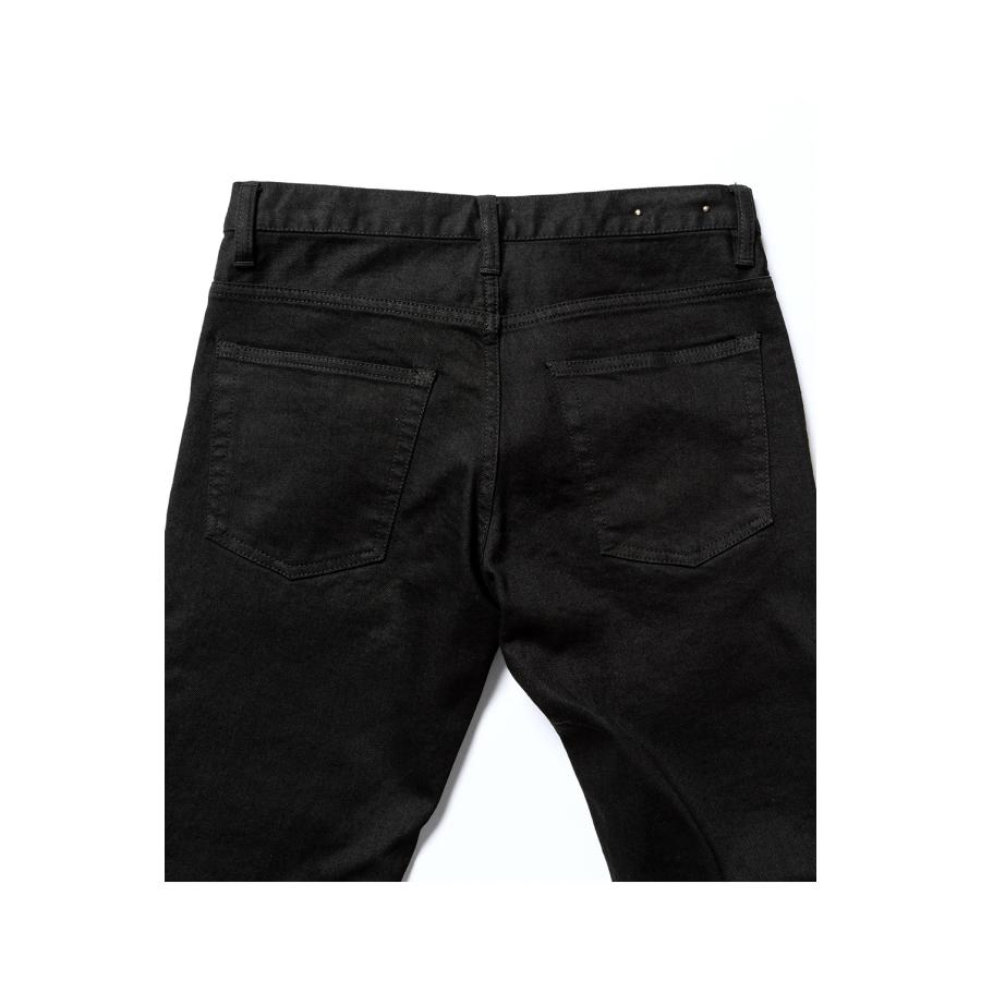 【P5倍】S. Slim STR 5pocket OWS / BLK (FPK107N) Minedenim(マインデニム) | MINEDENIM | 05