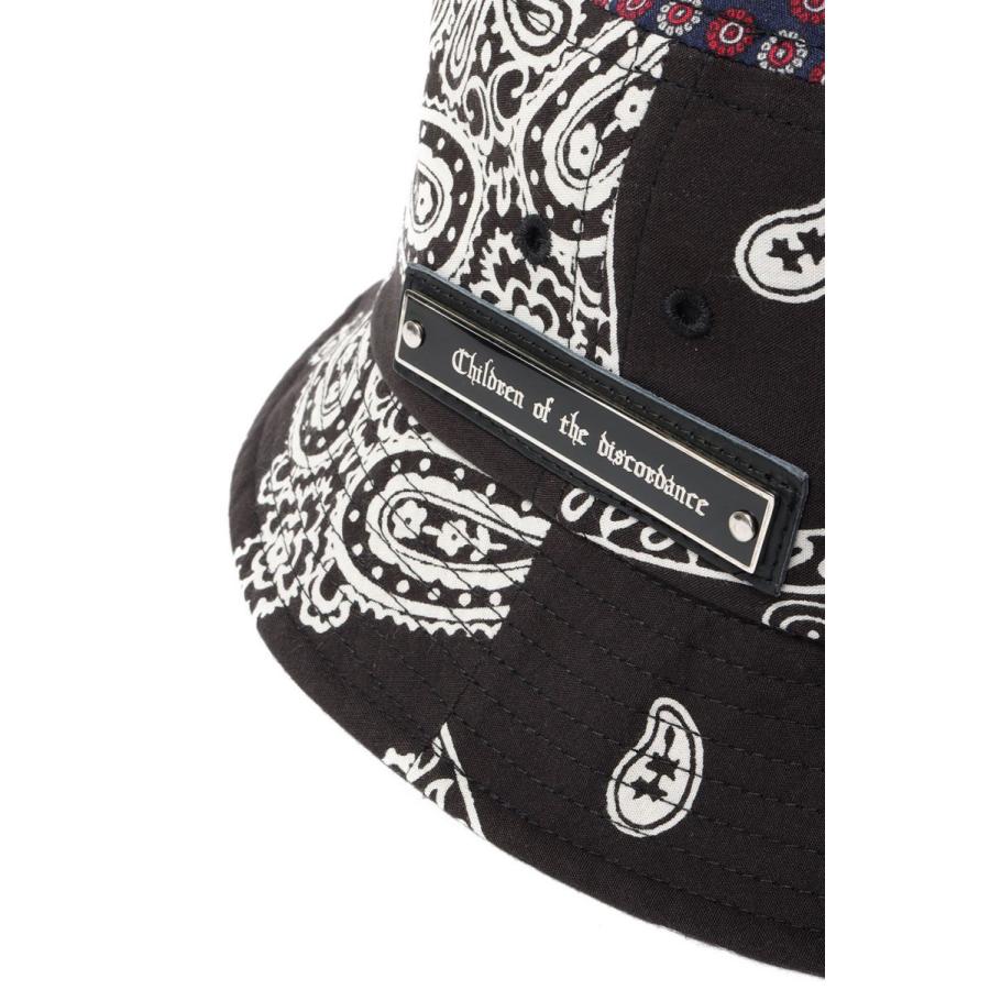 【SALE】BANDANA BACKET HAT B - BLACK #4 Children Of The Discordance(チルドレンオブザディスコーダンス) | Children of the discordance | 05