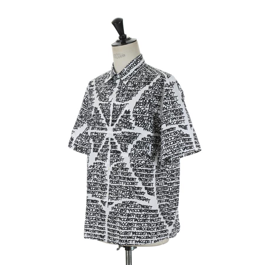 【P10倍】【SALE】VACATION SHIRT/BLACK WHITE(PACC10B003) RASSVET(ラスベート) |  | 01