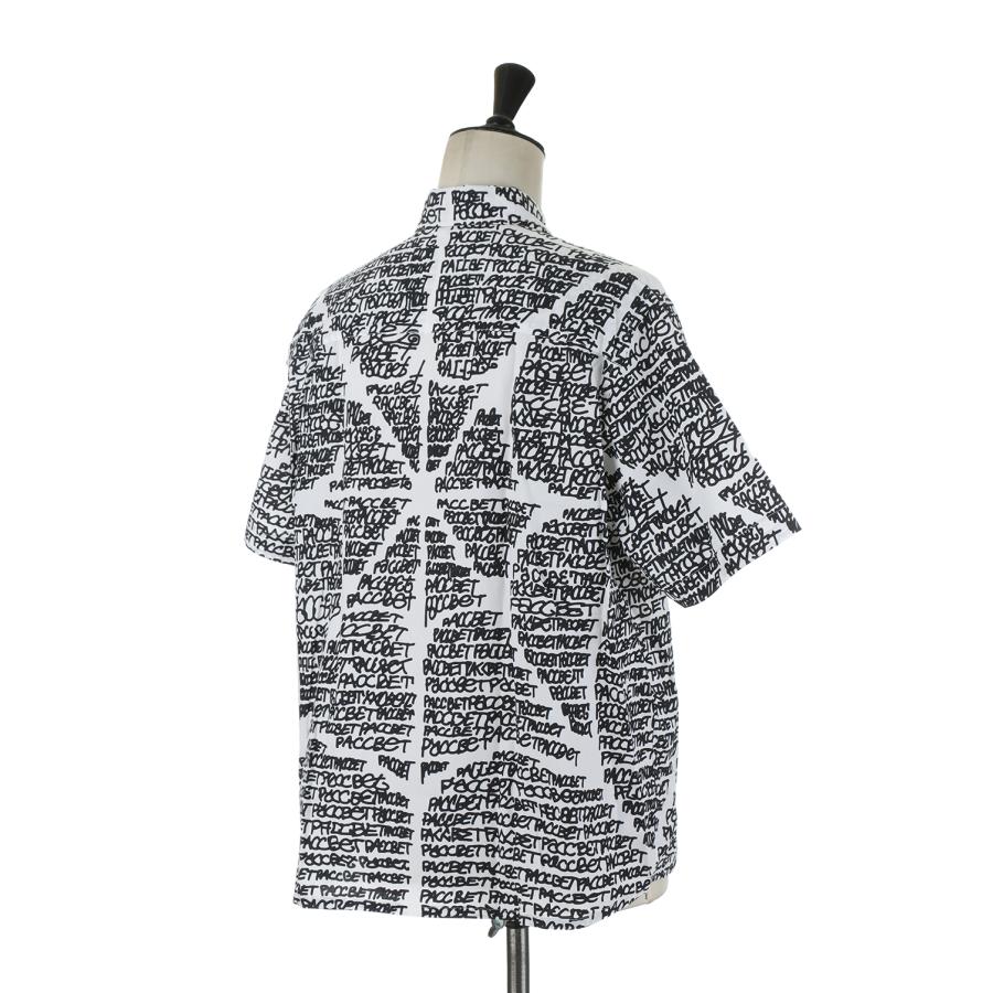 【P10倍】【SALE】VACATION SHIRT/BLACK WHITE(PACC10B003) RASSVET(ラスベート) |  | 02