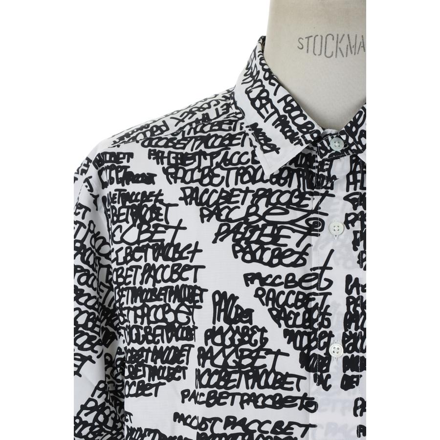 【P10倍】【SALE】VACATION SHIRT/BLACK WHITE(PACC10B003) RASSVET(ラスベート) |  | 03