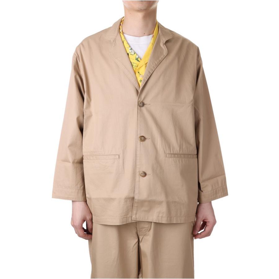 16時までのご注文で最短翌日発送】GABARDINE WIDE JACKET / KHAKI (PC