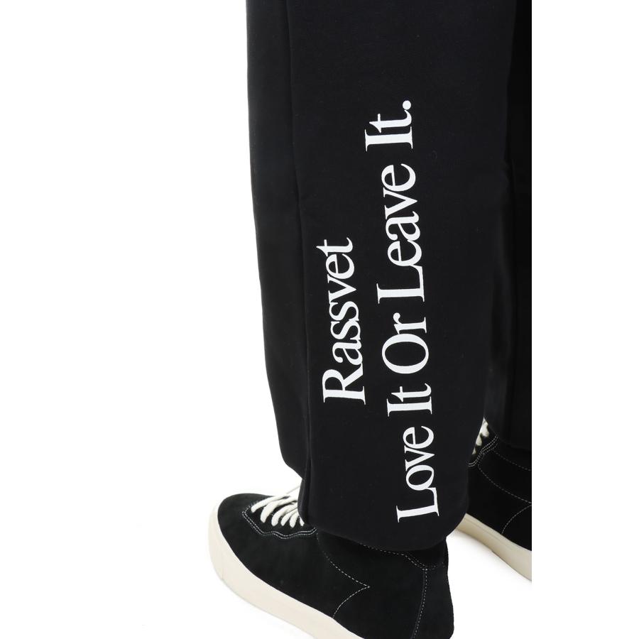 【P10倍】【SALE】EARTH SWEATPANTS KNIT/BLACK(PACC10P012) RASSVET(ラスベート) |  | 06