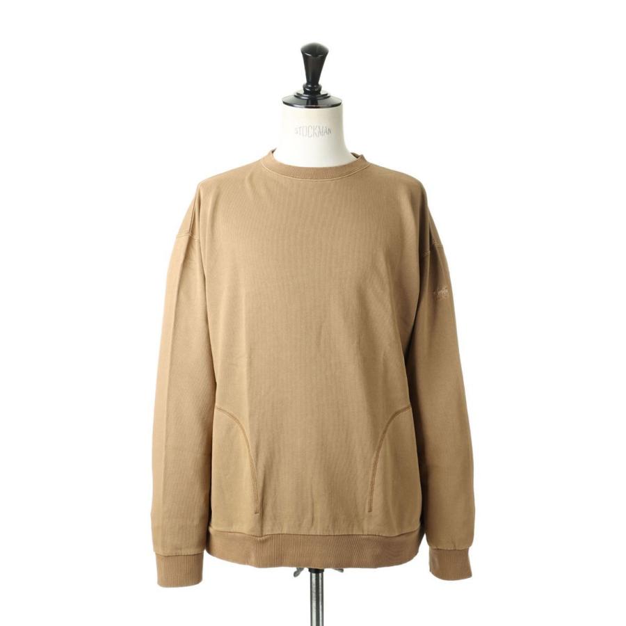 【P5倍 / SALE】PIGMENT DYED CREW SWEAT - COYOTE (WT22046IS) Wild Things(ワイルドシングス) | WILD THINGS