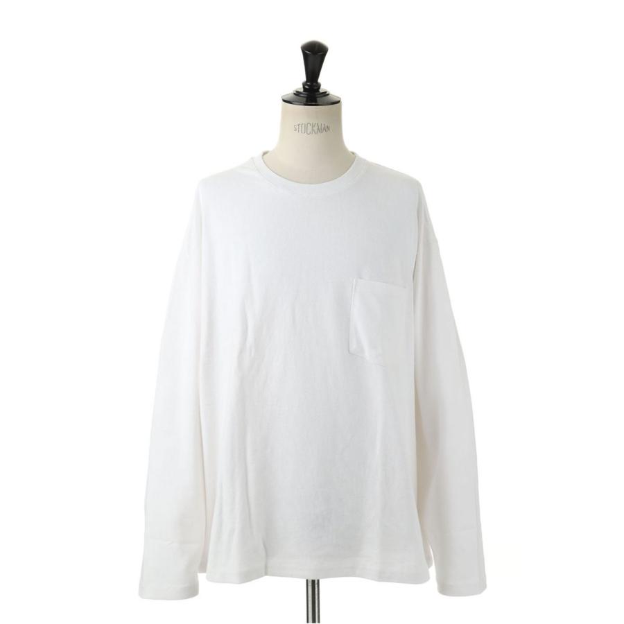 【P5倍 / SALE】BAGGY TEE L/S COTTON HEAVY JERSEY-WHITE(F272100C) First Down -Men-(ファースト・ダウン) | FIRST DOWN
