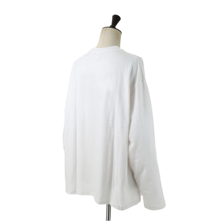 【P5倍 / SALE】BAGGY TEE L/S COTTON HEAVY JERSEY-WHITE(F272100C) First Down -Men-(ファースト・ダウン) | FIRST DOWN | 02