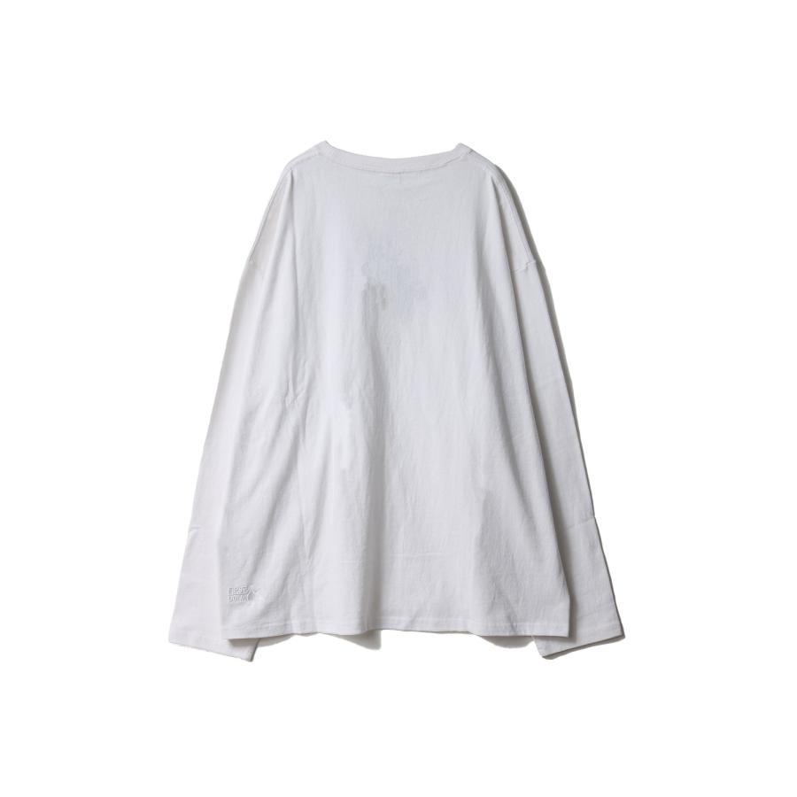 【P5倍 / SALE】BAGGY TEE L/S COTTON HEAVY JERSEY-WHITE(F272100C) First Down -Men-(ファースト・ダウン) | FIRST DOWN | 02