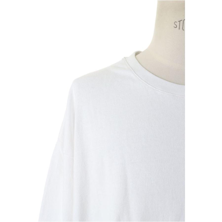 【P5倍 / SALE】BAGGY TEE L/S COTTON HEAVY JERSEY-WHITE(F272100C) First Down -Men-(ファースト・ダウン) | FIRST DOWN | 03