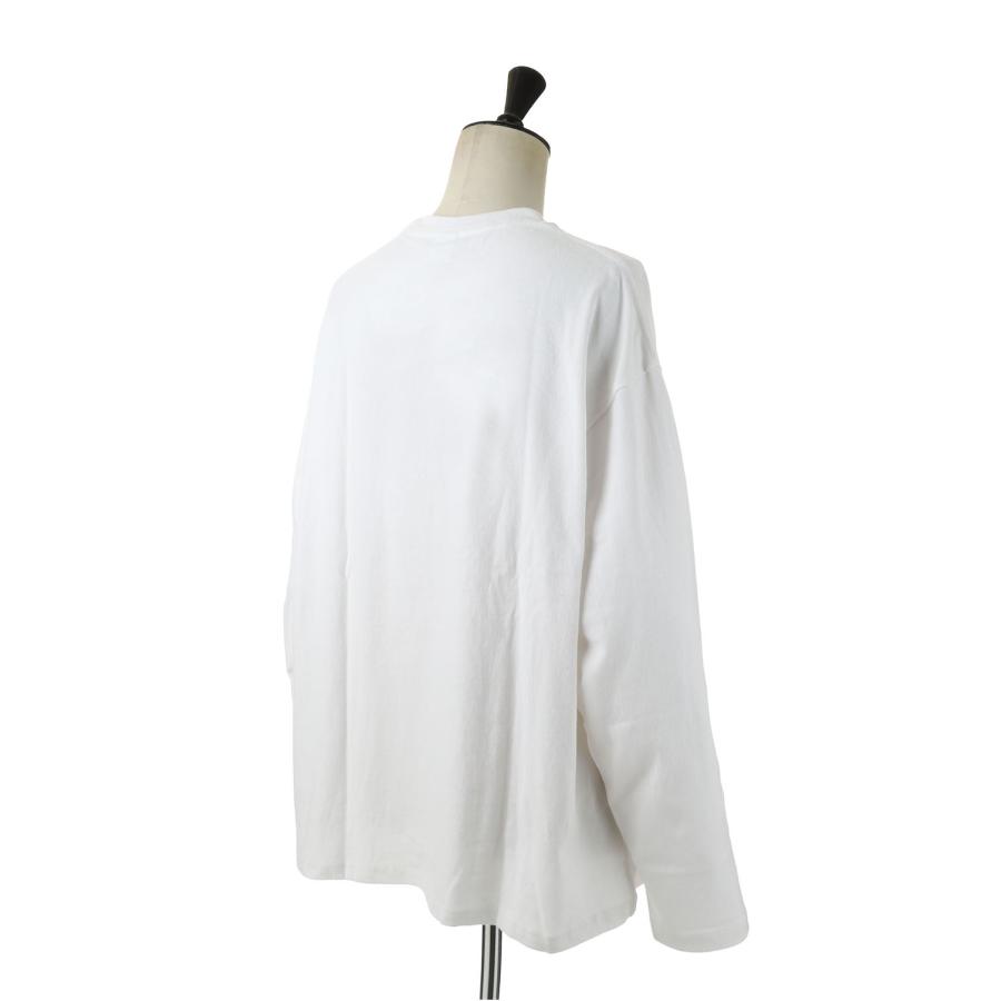 【P5倍 / SALE】BAGGY TEE L/S COTTON HEAVY JERSEY-WHITE(F272100C) First Down -Men-(ファースト・ダウン) | FIRST DOWN | 05