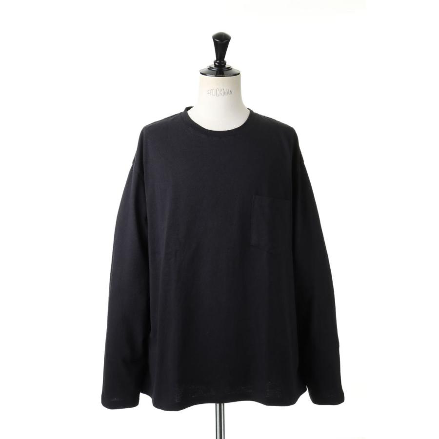 【P5倍 / SALE】BAGGY TEE L/S COTTON HEAVY JERSEY-BLACK(F272100C) [BP] First Down -Men-(ファースト・ダウン)First Down | FIRST DOWN