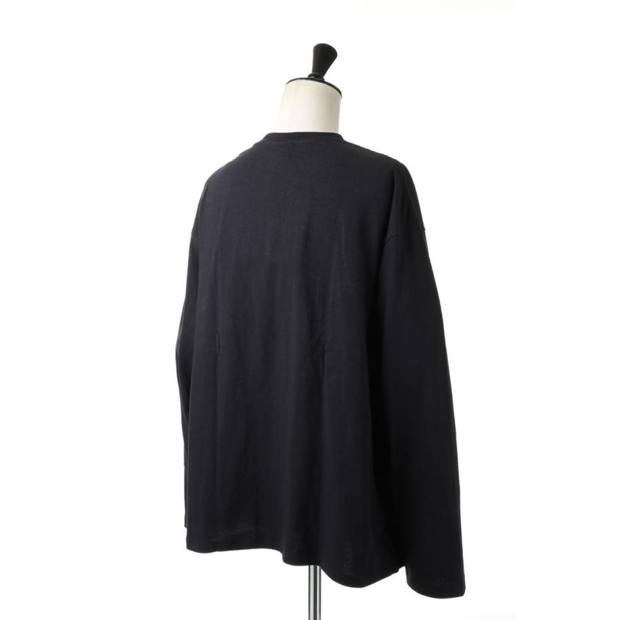 【P5倍 / SALE】BAGGY TEE L/S COTTON HEAVY JERSEY-BLACK(F272100C) [BP] First Down -Men-(ファースト・ダウン)First Down | FIRST DOWN | 02