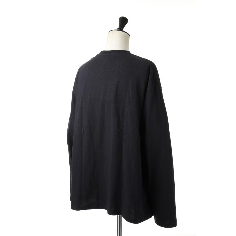 【P5倍 / SALE】BAGGY TEE L/S COTTON HEAVY JERSEY-BLACK(F272100C) [BP] First Down -Men-(ファースト・ダウン)First Down | FIRST DOWN | 02