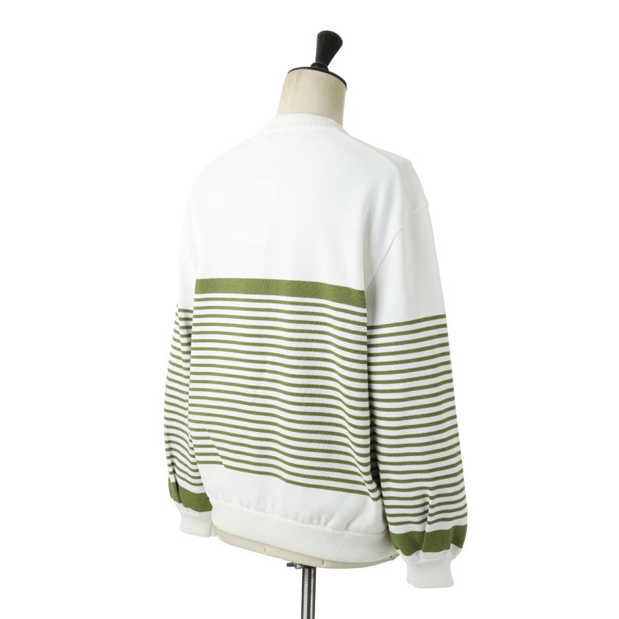 【P5倍 / SALE】Border Sweater-Green (DWVA034) Digawel(ディガウェル) | DIGAWEL | 02