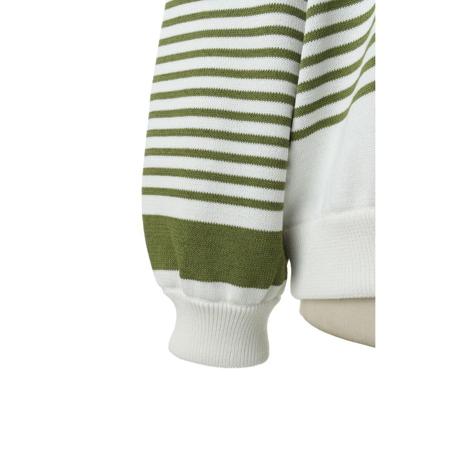 【P5倍 / SALE】Border Sweater-Green (DWVA034) Digawel(ディガウェル) | DIGAWEL | 04