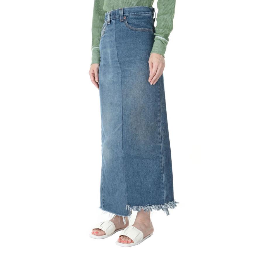【P5倍 / SALE】long denim skirt /span100-28size(ccbs-06) 77circa -Women-(ナナナナサーカ) | 77circa | 01